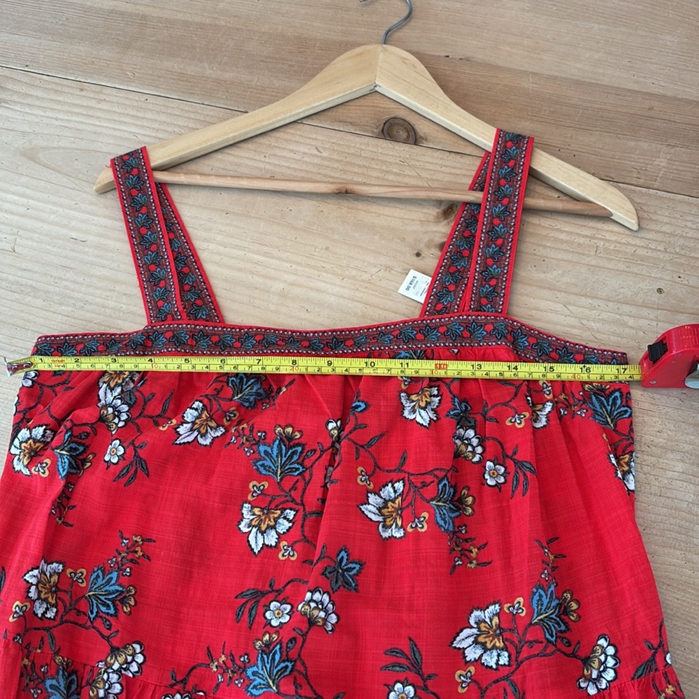 Max studio floral tiered cotton blend maxi dress - Picture 9 of 9